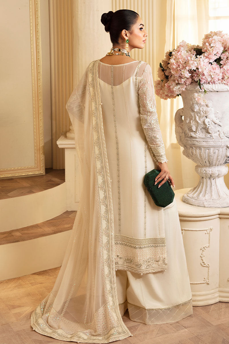 Gulaal | Embroidered Chiffon 24 | Delphine -  Gulaal Formal - Original Designer Dress - House of Maryam