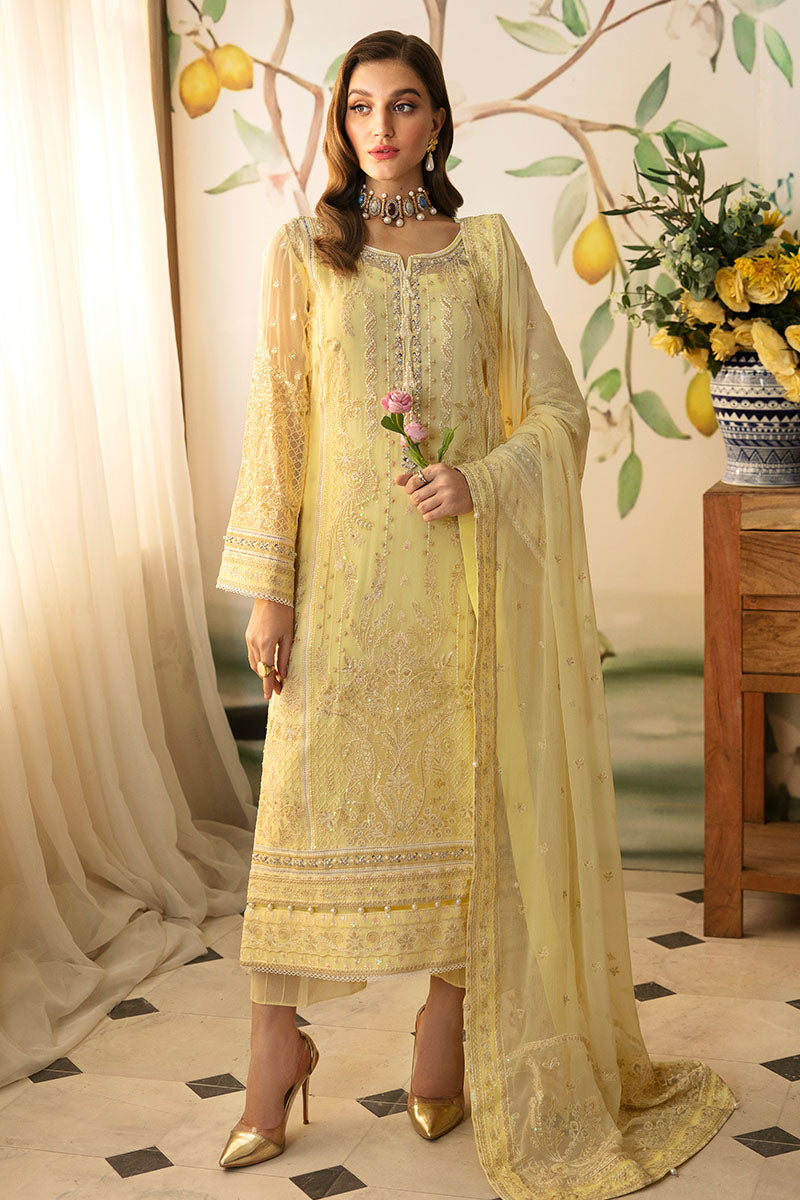 Gulaal | Embroidered Chiffon 24 | Estrella -  Gulaal Formal - Original Designer Dress - House of Maryam