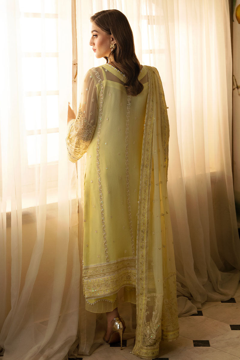 Gulaal | Embroidered Chiffon 24 | Estrella -  Gulaal Formal - Original Designer Dress - House of Maryam