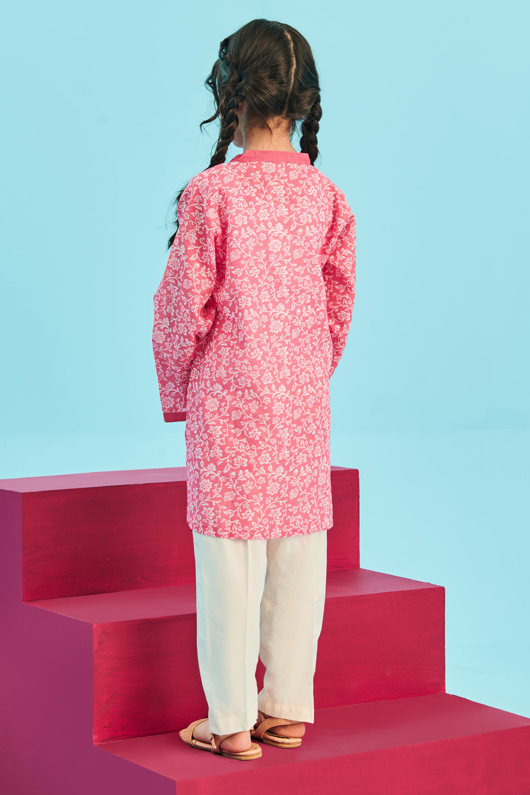 Zellbury Girls | 1 Piece Khaddar | Kurta - 1693 -  Zellbury Girls Essential Pret - Original Designer Dress - House of Maryam
