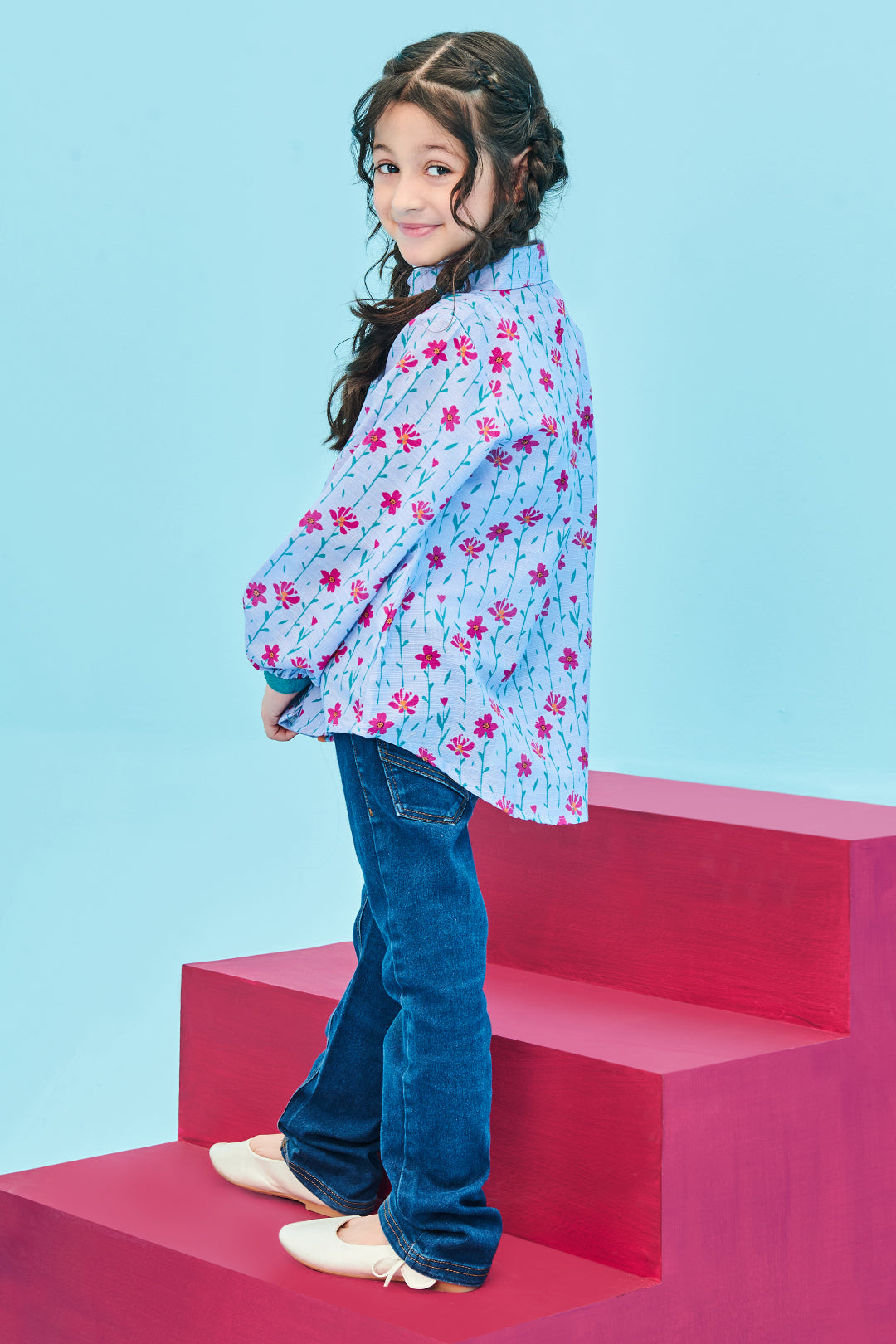 Zellbury Girls | 1 Piece Khaddar | Kurta - 1694 -  Zellbury Girls Essential Pret - Original Designer Dress - House of Maryam