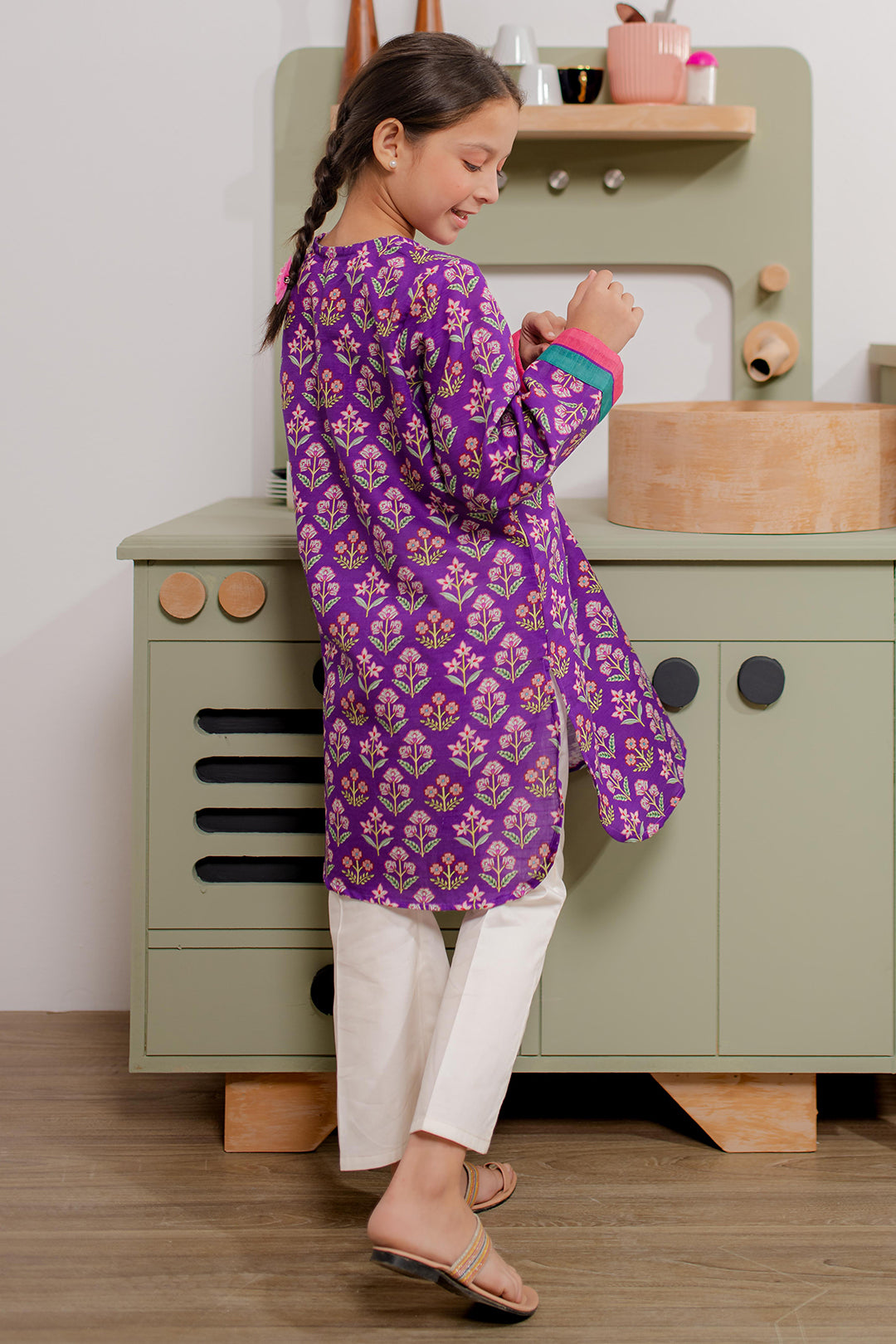 Zellbury Girls | 1 Piece Khaddar | Kurta - 1699 -  Zellbury Girls Essential Pret - Original Designer Dress - House of Maryam