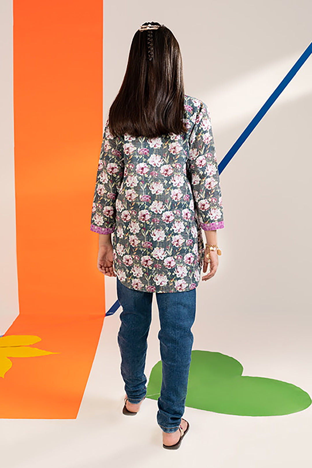 Zellbury Girls | 1 Piece Khaddar | Kurta - 1218 -  Zellbury Girls Essential Pret - Original Designer Dress - House of Maryam