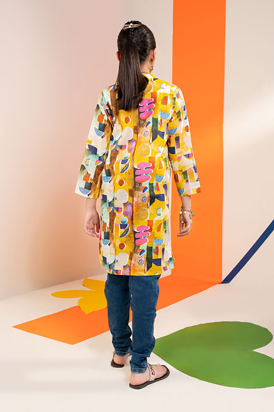 Zellbury Girls | 1 Piece Khaddar | Kurta - 1221 -  Zellbury Girls Essential Pret - Original Designer Dress - House of Maryam