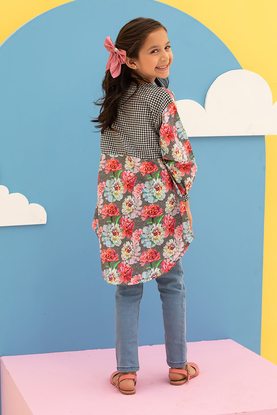 Zellbury Girls | 1 Piece Khaddar | Kurta - 1223 -  Zellbury Girls Essential Pret - Original Designer Dress - House of Maryam