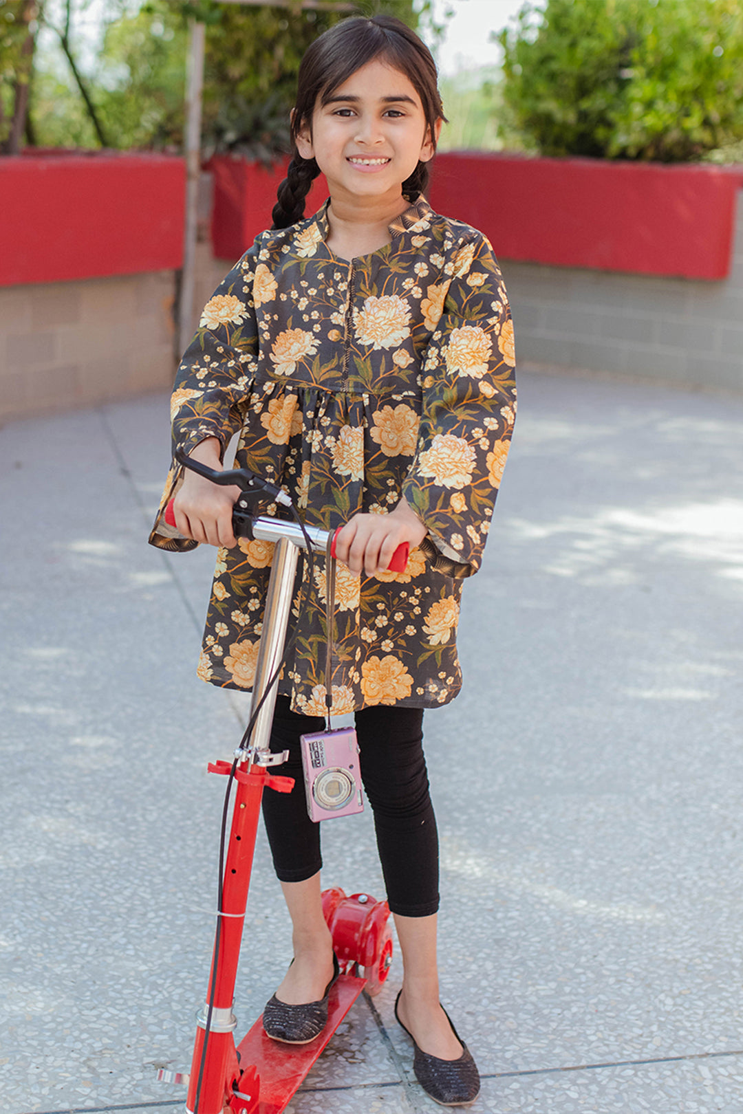 Zellbury Girls | 1 Piece Khaddar | Kurta - 1225 -  Zellbury Girls Essential Pret - Original Designer Dress - House of Maryam