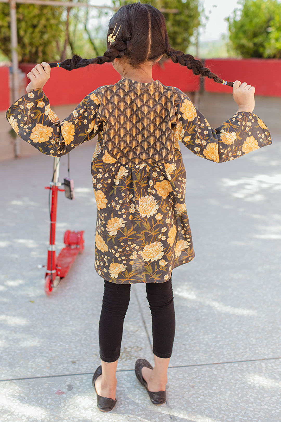 Zellbury Girls | 1 Piece Khaddar | Kurta - 1225 -  Zellbury Girls Essential Pret - Original Designer Dress - House of Maryam