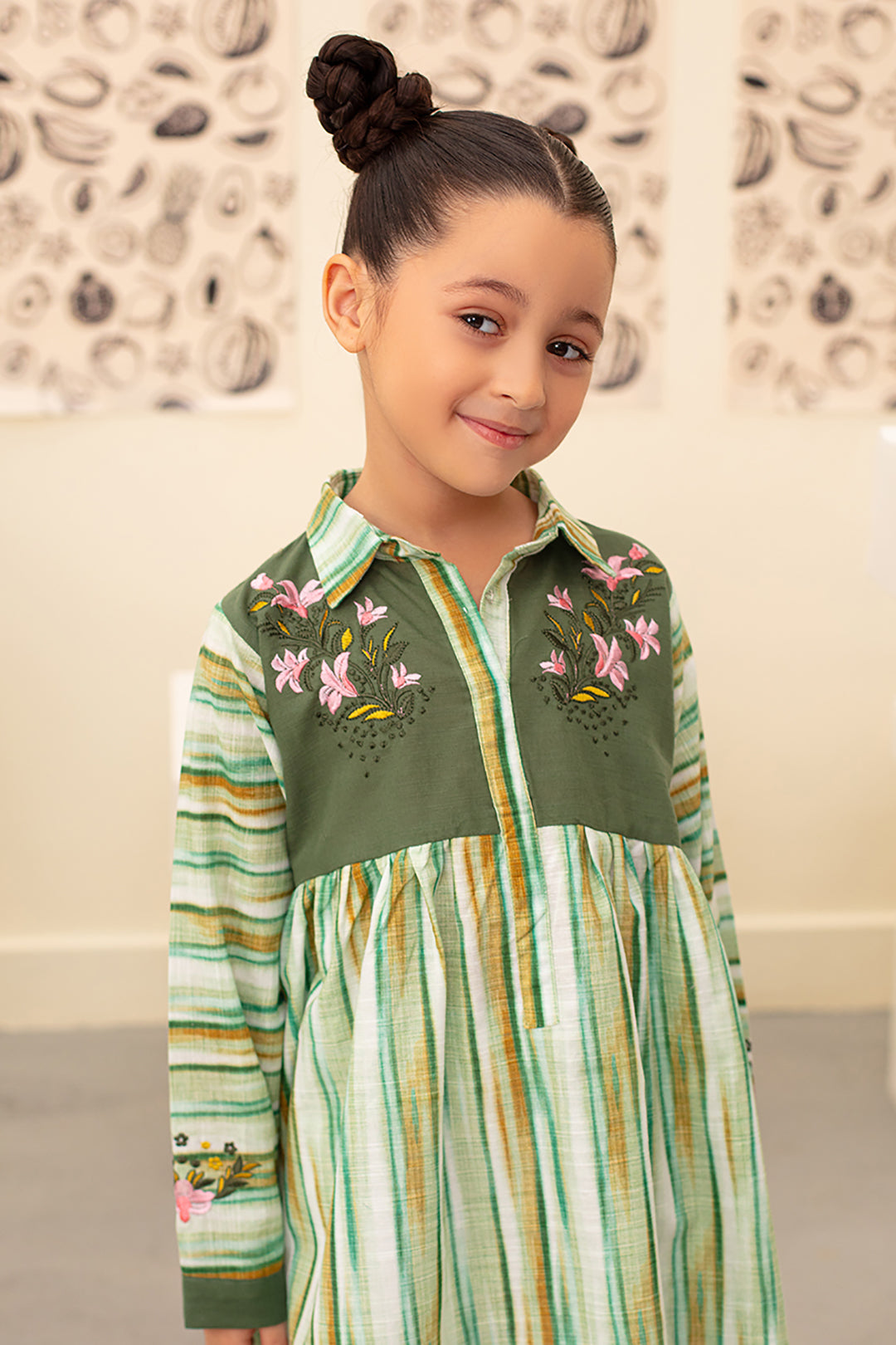 Zellbury Girls | 1 Piece Khaddar | Kurta - 1227 -  Zellbury Girls Essential Pret - Original Designer Dress - House of Maryam