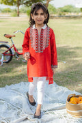 Zellbury Girls | 1 Piece Khaddar | Kurta - 1244 -  Zellbury Girls Essential Pret - Original Designer Dress - House of Maryam