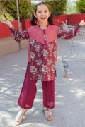 Zellbury Girls | 2 Piece Khaddar | Kurta Trouser - 2222 -  Zellbury Girls Essential Pret - Original Designer Dress - House of Maryam