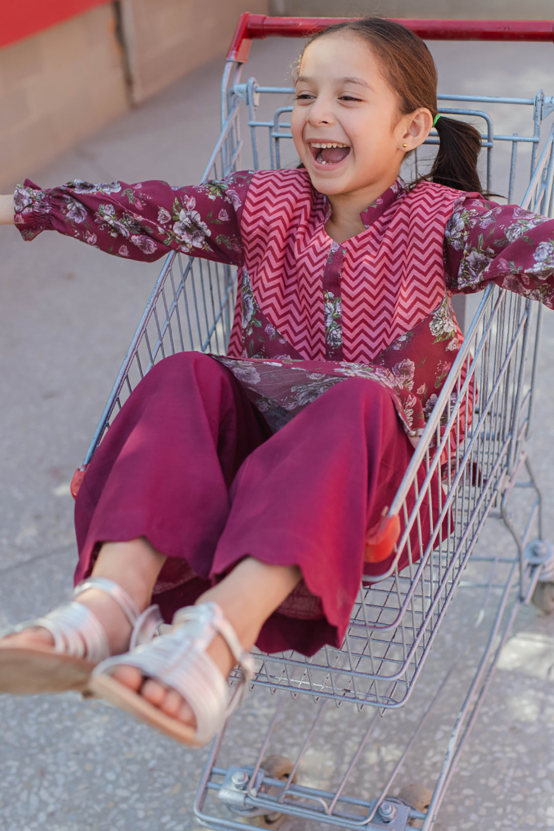 Zellbury Girls | 2 Piece Khaddar | Kurta Trouser - 2222 -  Zellbury Girls Essential Pret - Original Designer Dress - House of Maryam