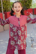 Zellbury Girls | 2 Piece Khaddar | Kurta Trouser - 2222 -  Zellbury Girls Essential Pret - Original Designer Dress - House of Maryam