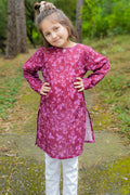 Zellbury Girls | 1 Piece Khaddar | Kurta - 1159 -  Zellbury Girls Essential Pret - Original Designer Dress - House of Maryam
