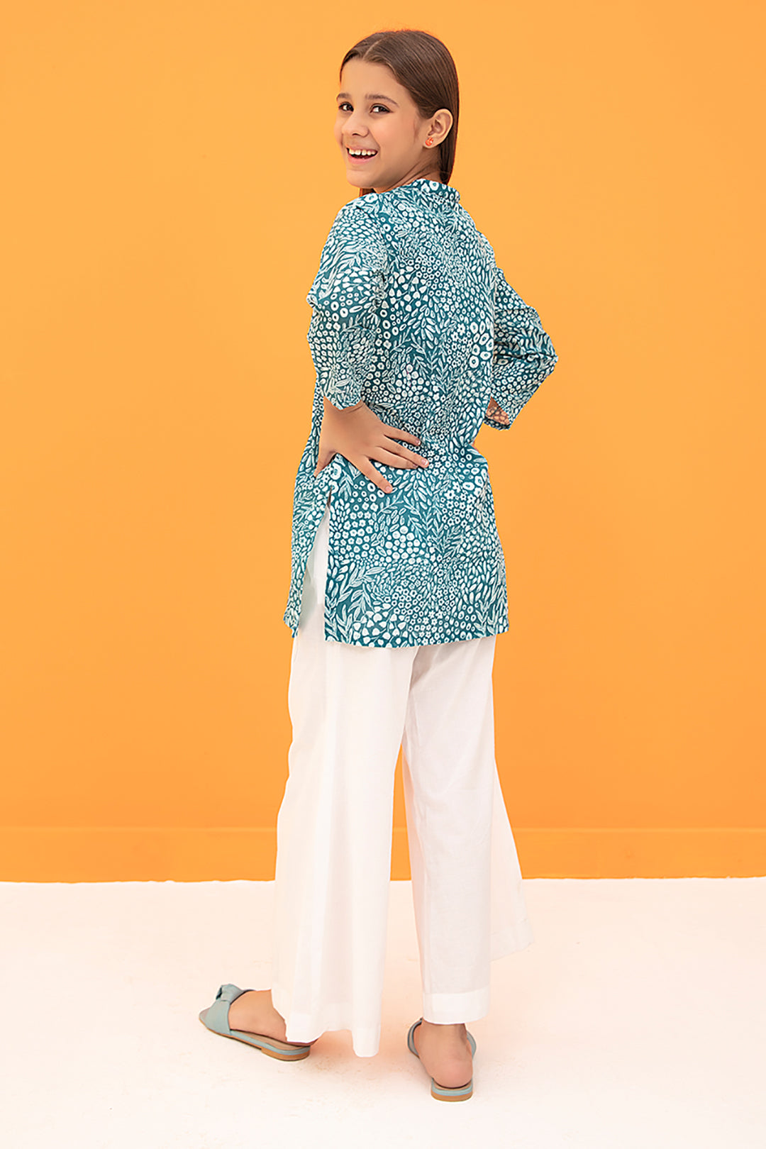 Zellbury Girls | 1 Piece Khaddar | Kurta - 1171 -  Zellbury Girls Essential Pret - Original Designer Dress - House of Maryam