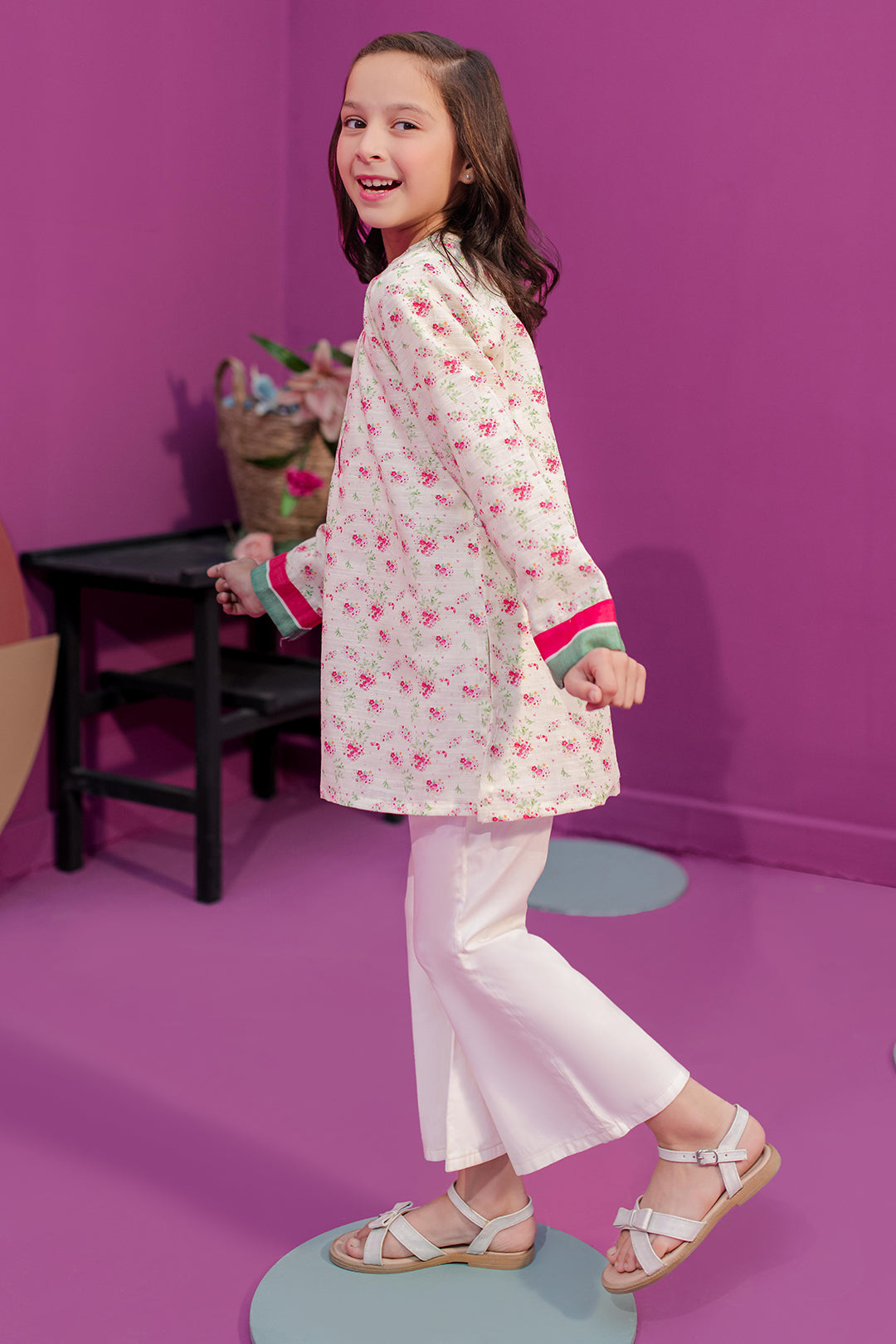 Zellbury Girls | 1 Piece Khaddar | Kurta - 1752 -  Zellbury Girls Essential Pret - Original Designer Dress - House of Maryam
