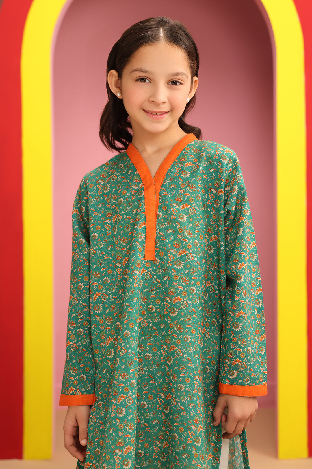 Zellbury Girls | 1 Piece Khaddar | Kurta - 1776 -  Zellbury Girls Essential Pret - Original Designer Dress - House of Maryam