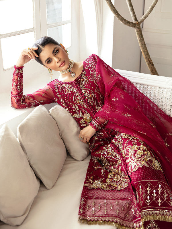 Gulaal | Embroidered Chiffon 23 | SAMARA GL-LP-V2-16 -  Gulaal Bridal - Original Designer Dress - House of Maryam