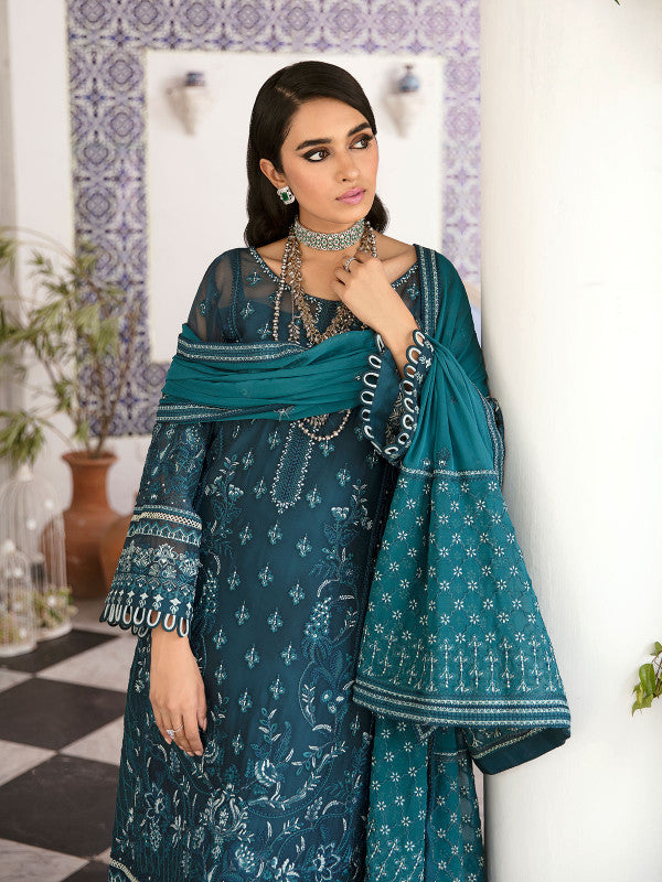 Gulaal | Embroidered Chiffon 23 | Reyah -  Gulaal Formal - Original Designer Dress - House of Maryam