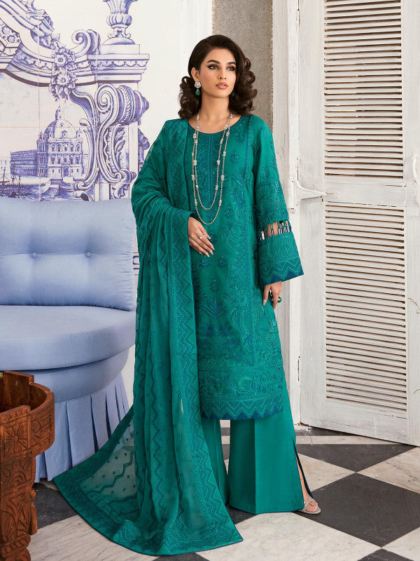 Gulaal | Embroidered Chiffon 23 | Sairaab -  Gulaal Formal - Original Designer Dress - House of Maryam