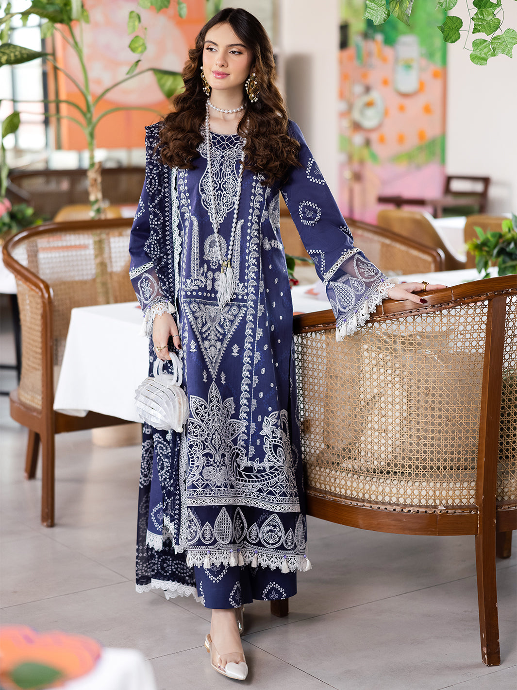 Mahnur | After Hours Luxury Lawn 25 | Garden Glee -  Mahnur Ladies Clothes - Original Designer Dress - House of Maryam