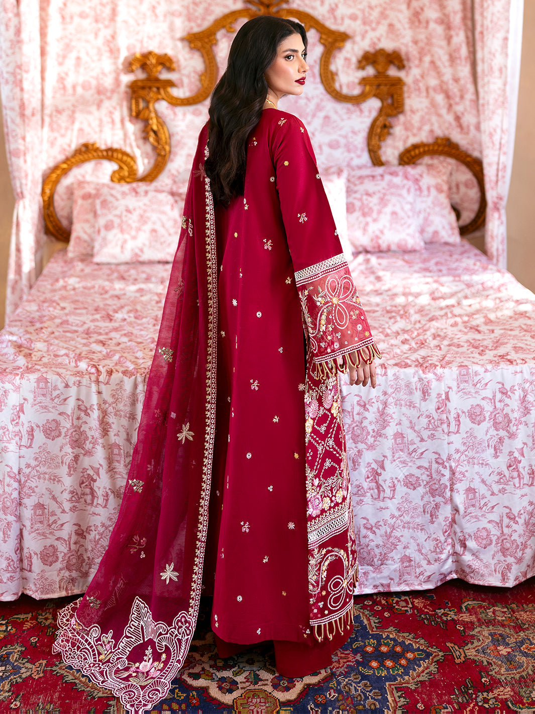 Mahnur | Sophie Luxury Lawn 25 | Ginny -  Mahnur Ladies Clothes - Original Designer Dress - House of Maryam