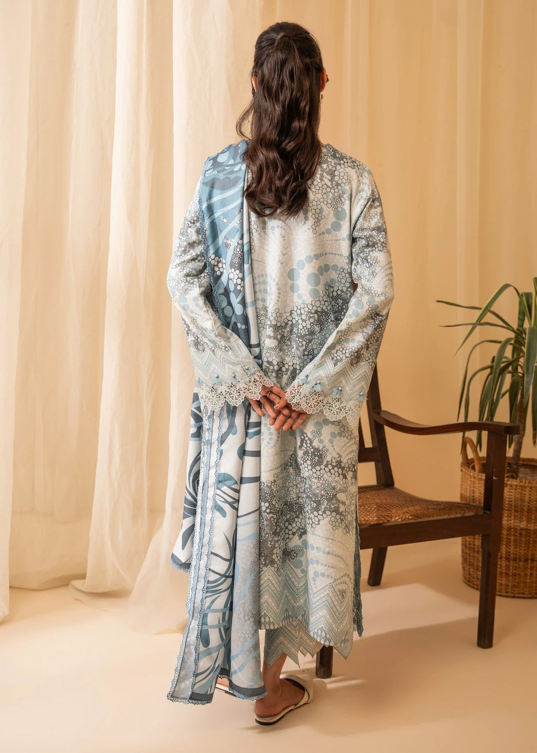 Nureh | Shades of Winter | ELINA (AZ-10) -  Nureh Ladies Clothes - Original Designer Dress - House of Maryam