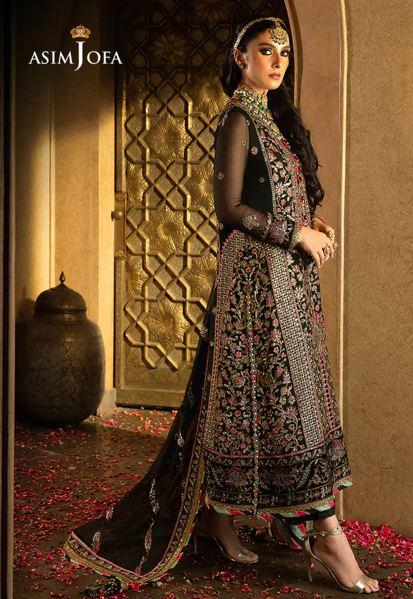 Asim Jofa | Velvet Festive 23 | AJVF-01 -  Asim Jofa Formal - Original Designer Dress - House of Maryam