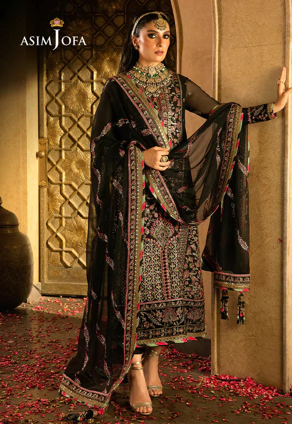 Asim Jofa | Velvet Festive 23 | AJVF-01 -  Asim Jofa Formal - Original Designer Dress - House of Maryam