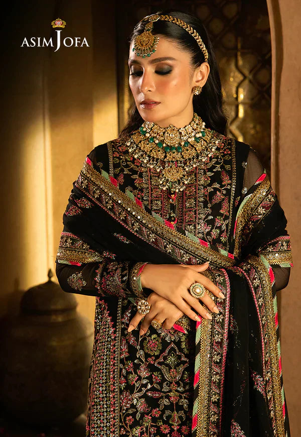 Asim Jofa | Velvet Festive 23 | AJVF-01 -  Asim Jofa Formal - Original Designer Dress - House of Maryam