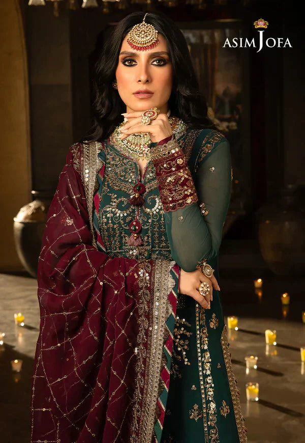 Asim Jofa | Velvet Festive 23 | AJVF-09 -  Asim Jofa Formal - Original Designer Dress - House of Maryam