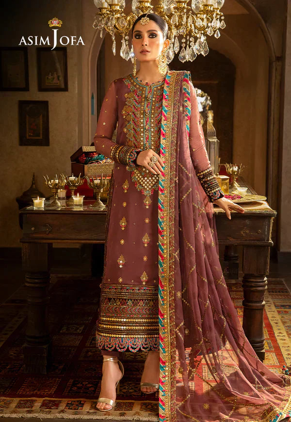 Asim Jofa | Velvet Festive 23 | AJVF-02 -  Asim Jofa Formal - Original Designer Dress - House of Maryam