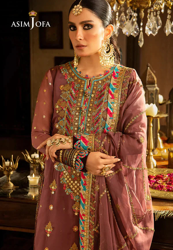 Asim Jofa | Velvet Festive 23 | AJVF-02 -  Asim Jofa Formal - Original Designer Dress - House of Maryam