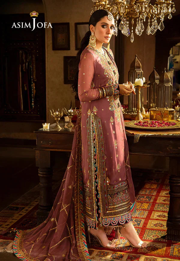 Asim Jofa | Velvet Festive 23 | AJVF-02 -  Asim Jofa Formal - Original Designer Dress - House of Maryam
