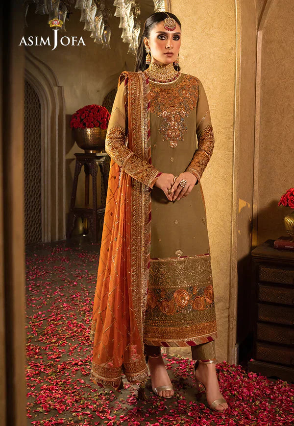 Asim Jofa | Velvet Festive 23 | AJVF-08 -  Asim Jofa Formal - Original Designer Dress - House of Maryam