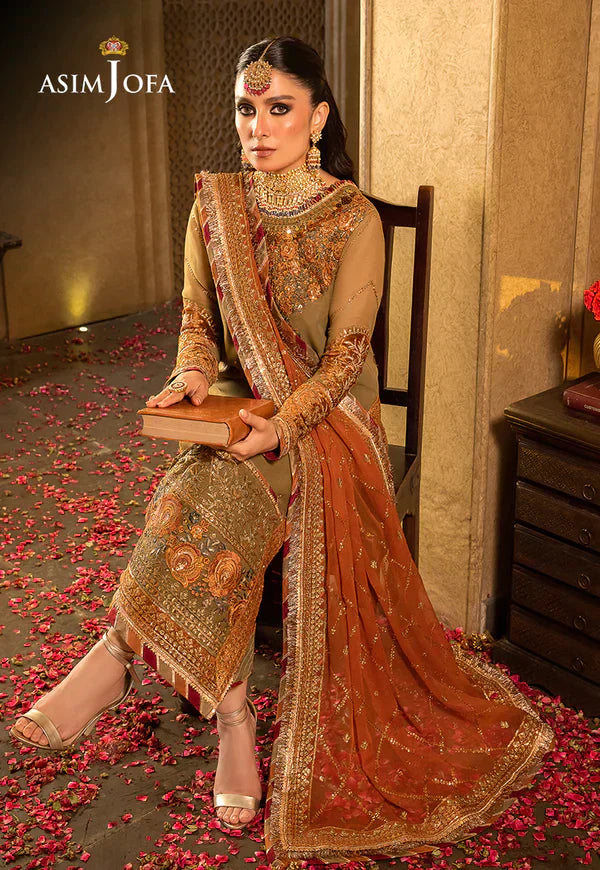 Asim Jofa | Velvet Festive 23 | AJVF-08 -  Asim Jofa Formal - Original Designer Dress - House of Maryam