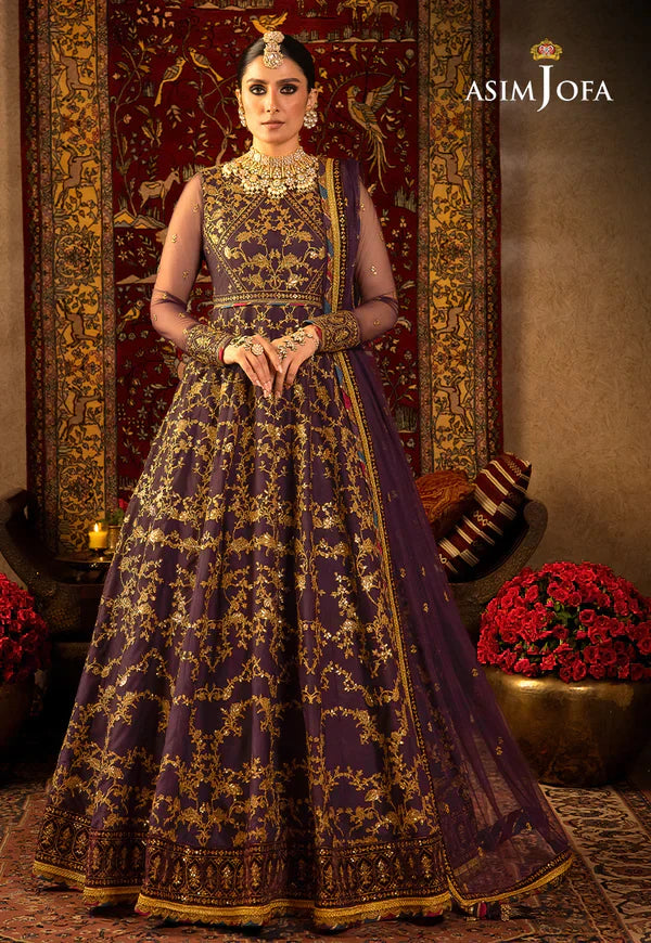 Asim Jofa | Velvet Festive 23 | AJVF-03 -  Asim Jofa Formal - Original Designer Dress - House of Maryam