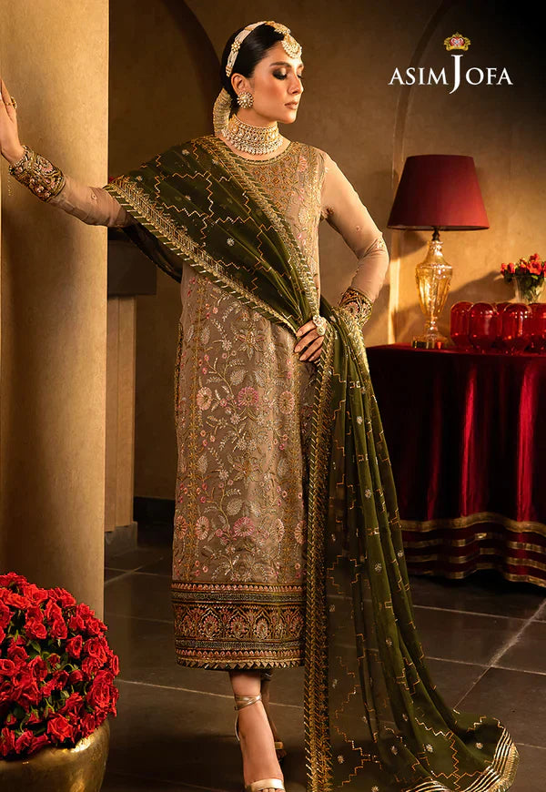 Asim Jofa | Velvet Festive 23 | AJVF-05 -  Asim Jofa Formal - Original Designer Dress - House of Maryam