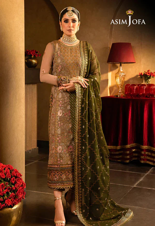 Asim Jofa | Velvet Festive 23 | AJVF-05 -  Asim Jofa Formal - Original Designer Dress - House of Maryam