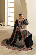 Gulaal | Celeste Velvet 24 | Raven -  Gulaal Ladies Clothes - Original Designer Dress - House of Maryam