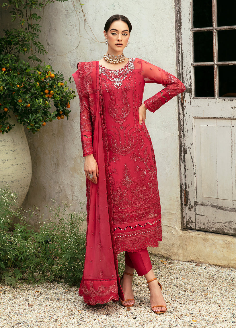 Gulaal | Embroidered Chiffon Eid Collection | ULMARIA -  Gulaal Formal - Original Designer Dress - House of Maryam