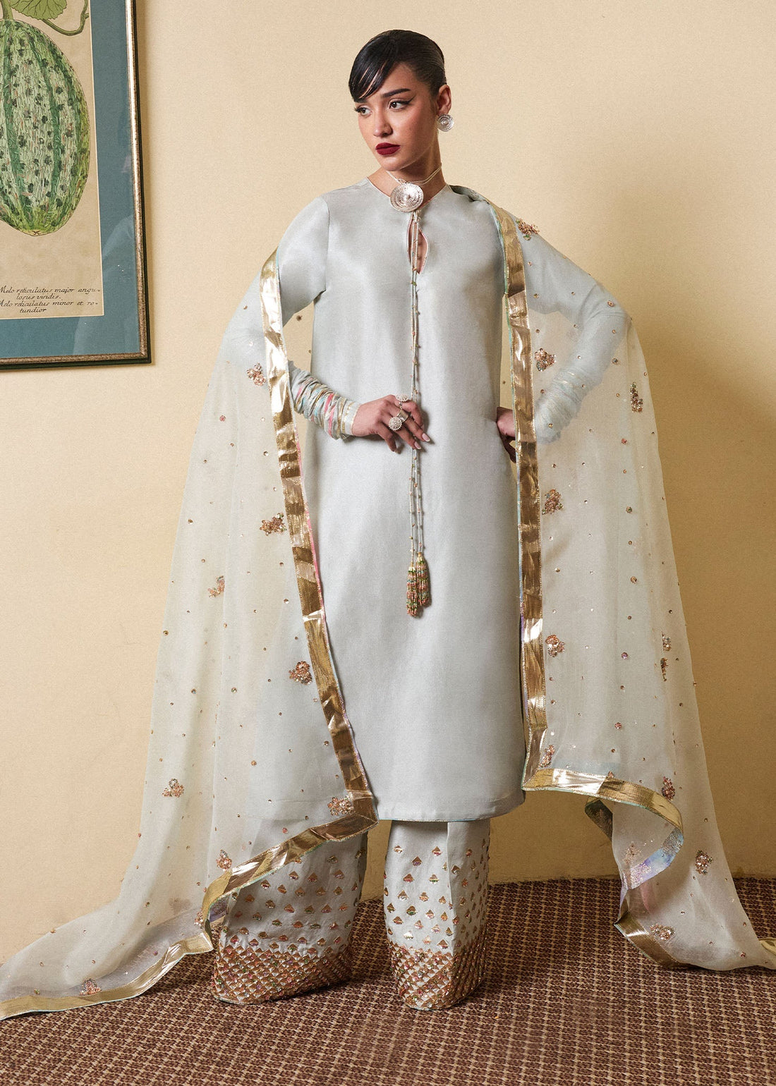 Hussain Rehar | SS Luxury Pret 25 | Miage -  Hussain Rehar Ladies Clothes - Original Designer Dress - House of Maryam