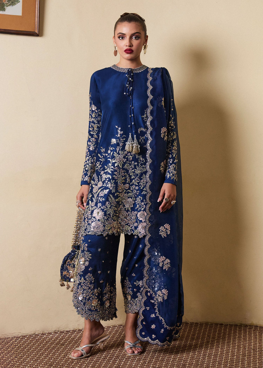 Hussain Rehar | SS Luxury Pret 25 | Twil -  Hussain Rehar Ladies Clothes - Original Designer Dress - House of Maryam
