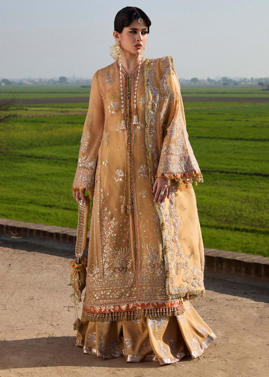 Hussain Rehar | Darlings Festive 25 | Sundal -  Hussain Rehar Ladies Clothes - Original Designer Dress - House of Maryam