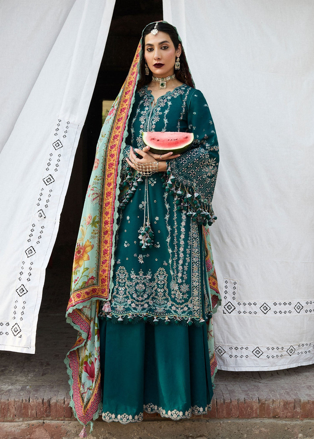 Hussain Rehar | Nirmal SS 25 | Saher -  Hussain Rehar Ladies Clothes - Original Designer Dress - House of Maryam