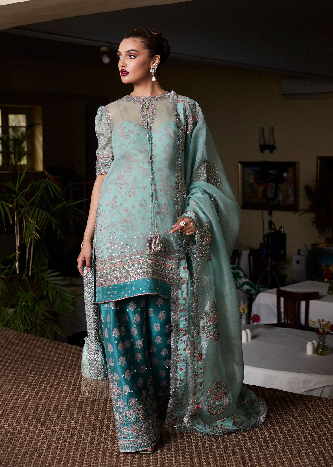 Hussain Rehar | SS Luxury Pret 25 | Artes -  Hussain Rehar Ladies Clothes - Original Designer Dress - House of Maryam