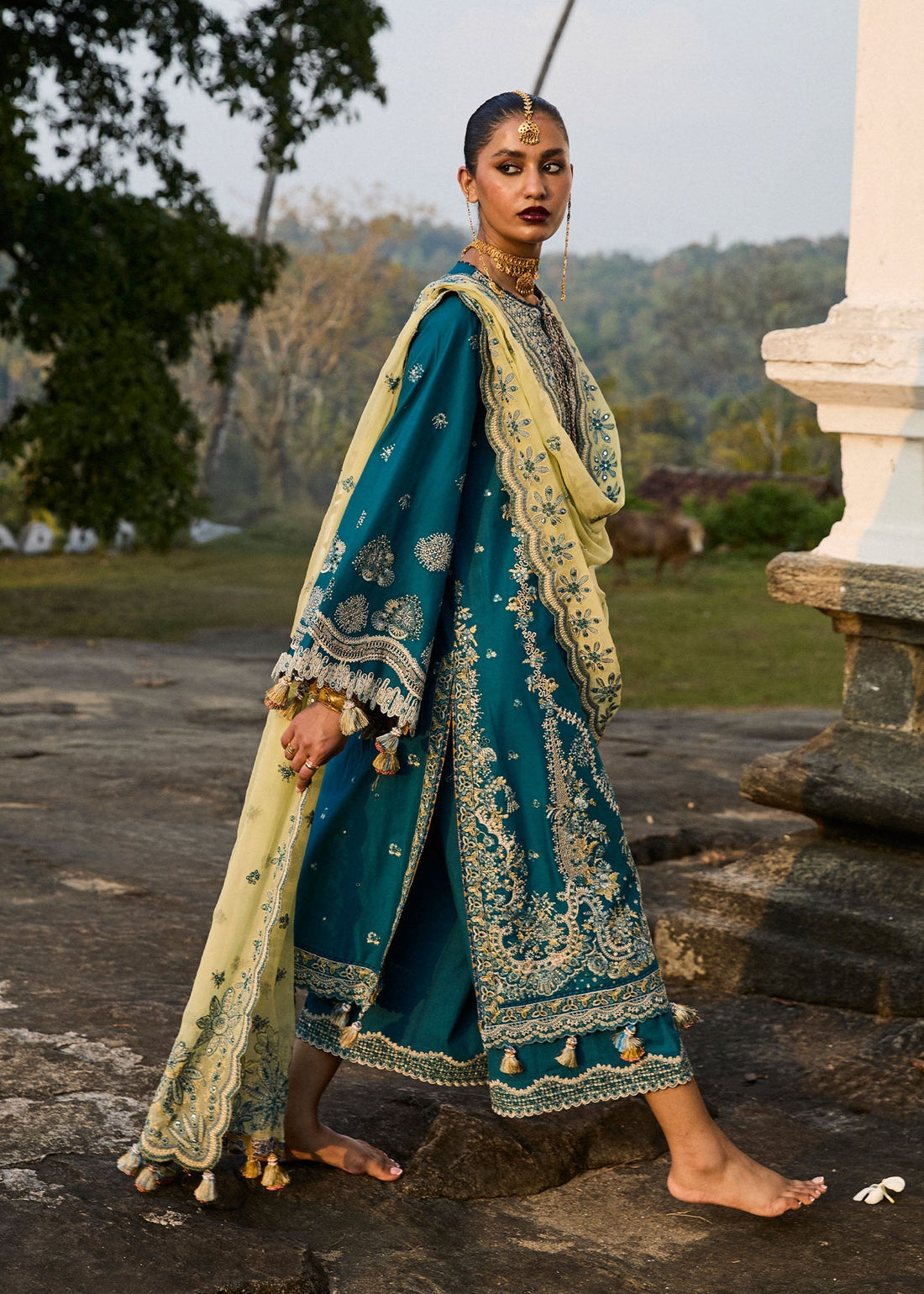 Hussain Rehar | Luxury Lawn 25 | Eupic -  Hussain Rehar Ladies Clothes - Original Designer Dress - House of Maryam