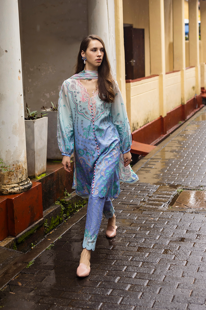 Mushq | La Dolce Hemline Prints 25 | Ameta -  Mushq Ladies Clothes - Original Designer Dress - House of Maryam