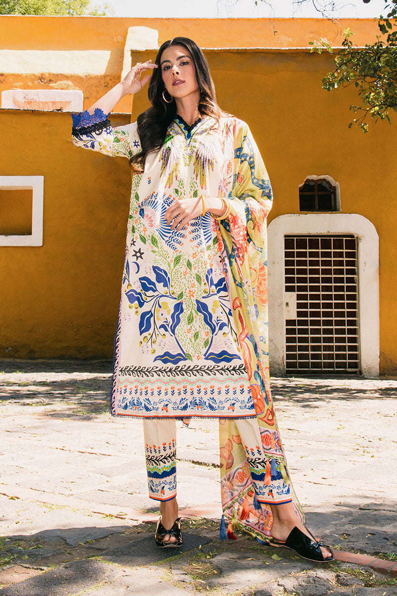 Mushq | La Dolce Hemline Prints 25 | Magnolias -  Mushq Ladies Clothes - Original Designer Dress - House of Maryam