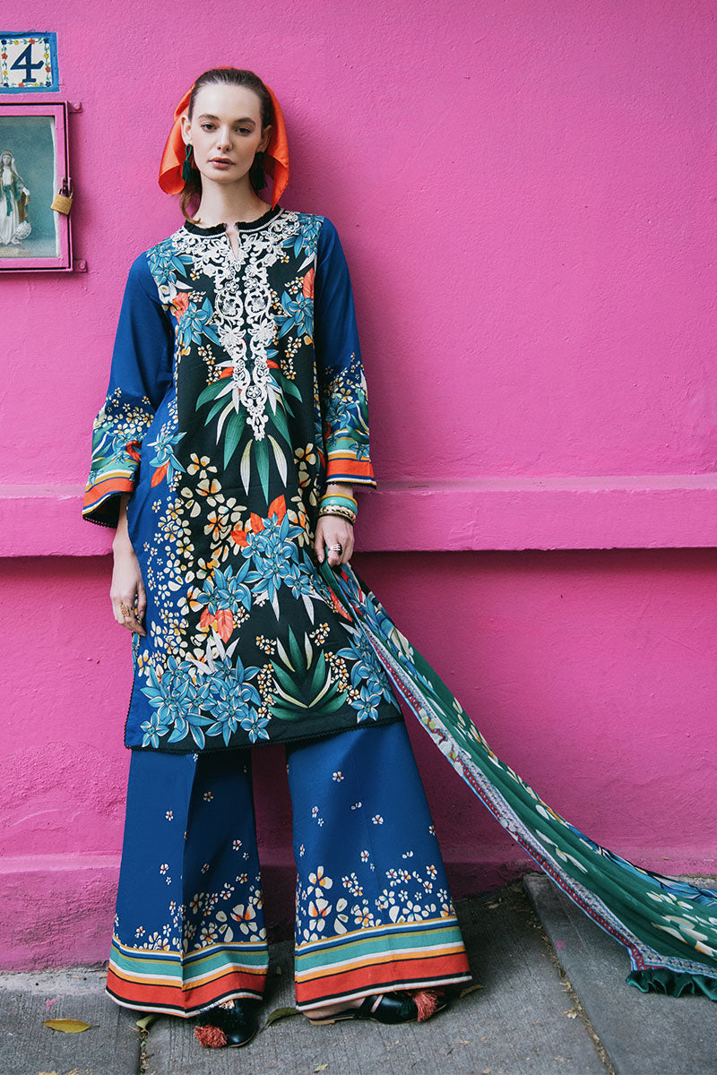 Mushq | La Dolce Hemline Prints 25 | Life of Irises -  Mushq Ladies Clothes - Original Designer Dress - House of Maryam