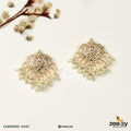 Hyderabadi Earrings-0447 -  Zeesy Earrings - Original Designer Dress - House of Maryam